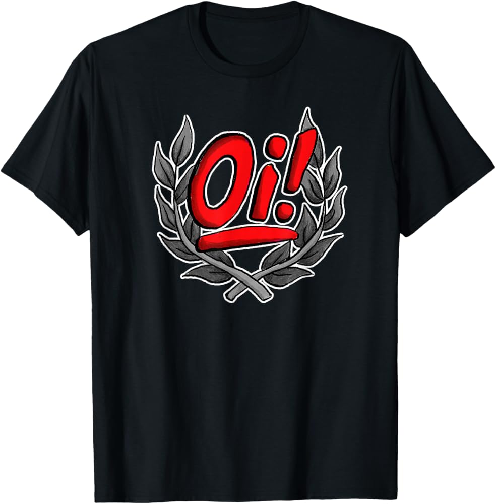 SKINS, Oi, HARDCORE, PUNK, ハードコア, 鎧 Amazon.com: Oi Oi Oi! - Skinhead Hardcore & Ska Punk T-Shirt